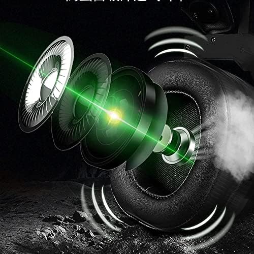 MXJCC oyun kulaklığı - 7.1 Surround Ses-Bellek Köpük Kulak Pedleri - 50mm Sürücüler - Ayrılabilir Mikrofon-Çok Platformlu