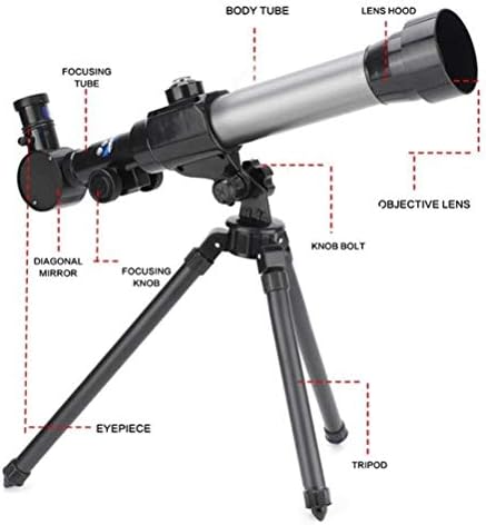 KFJBX 20X 30X 40X Kırılma Astronomik Açık Spotting Teleskop En İyi çocuk Hediye Mikroskop Tripod ile