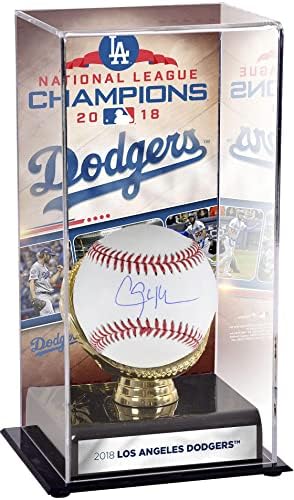 Clayton Kershaw Los Angeles Dodgers İmzalı Beyzbol ve 2018 Ulusal Lig Şampiyonları Resimli Beyzbol Toplarıyla Yüceltilmiş
