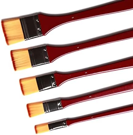 CXDTBH Naylon Fırça Sopa 5 Yağlıboya Su Tebeşir Fırça Boya Akrilik Fırça Sanat Malzemeleri Boyama Kalem