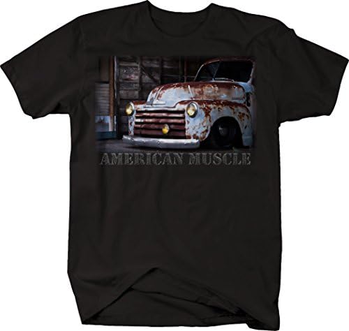 Amerikan Kas Klasik Patine kamyonet 3100 Paslı Vintage Tshirt