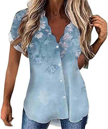 Sonbahar Kış Prenses Peri Dökümlü Hırka T Shirt Kadın 2023 Kısa Kollu Çiçek Grafik Casual Bluz Tee Kadınlar için S6