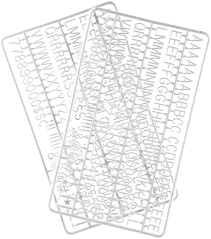 3/4 İnç Harfler Flet yazı tahtaları, 300 Adet Dahil Harfler, Sayılar ve Semboller Değiştirilebilir Plastik Mesaj Panoları