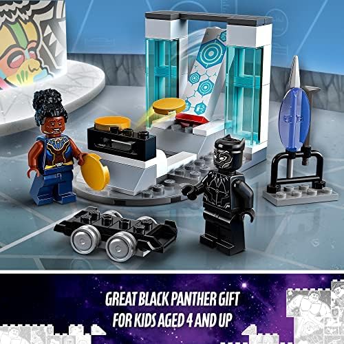 LEGO Marvel shuri'nin Laboratuvarı, Minifigürlü 76212 Kara Panter İnşaat eğitici oyuncak, Çocuklar için Oyuncaklar,