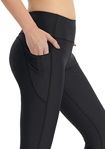 Zeronıc Yüksek Bel Yoga cepli pantolon Capri/Uzun Karın Kontrol Kadınlar için 4 Yollu Streç Egzersiz Koşu Tayt