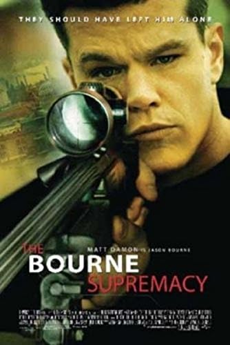 Bourne Üstünlüğü 2004 S/S Film Afişi 11. 5x17
