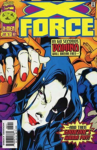 X-Force 62 VF / NM; Marvel çizgi romanı / Domino Adam Pollina