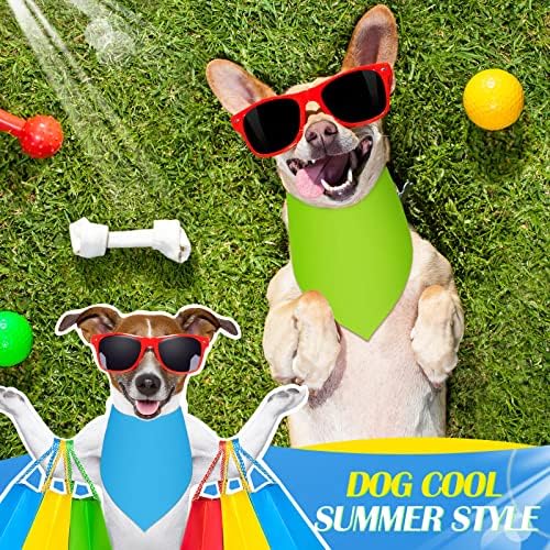 40 Adet Düz köpek Bandana Toplu Köpek önlüğü Gömlek Erkek Sevgililer Günü Aziz Patrick Günü Düz renk ısı transferi