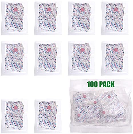 100 Paket 200CC Oksijen Emiciler (10 paket 10),Mason kavanozlara,Mylar torbalara, vakumlu saklama torbalarına uygulanabilir,