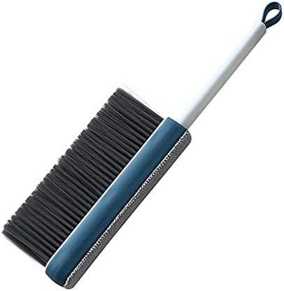 Esnek Saplı Yumuşak Kıllar Karşı Silgi, El Süpürgesi Temizleme Fırçaları (Mavi)