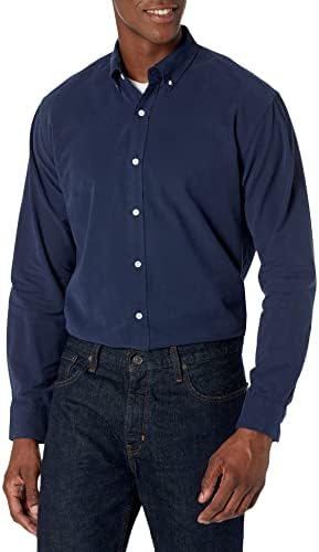 Essentials Erkek Normal Kesim Uzun Kollu Oxford Gömlek