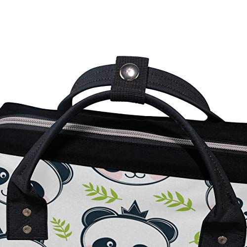 Bebek bebek bezi Nappy çanta seyahat sırt çantası Anne Çantası Panda Yaprakları Anne Baba için M En Marangoz tarafından