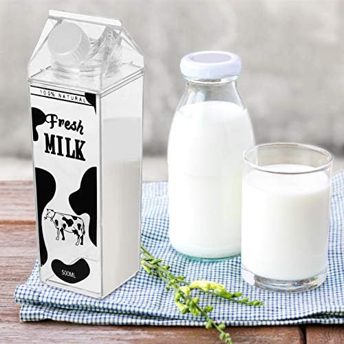 BESTonZON Süt Sürahisi Şeffaf su şişesi süt sürahisi süt sürahisi Su Şişesi Süt