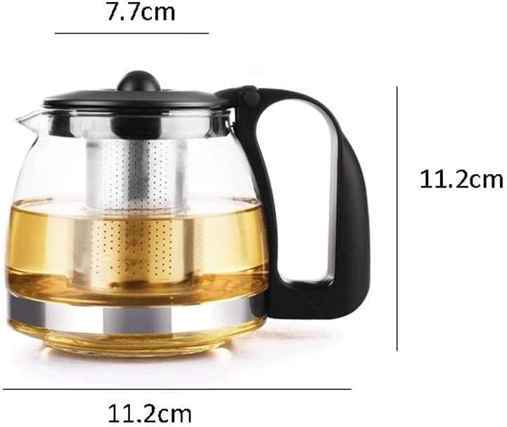 Modern Çaydanlıklar su ısıtıcısı ısıya Dayanıklı cam çaydanlık Paslanmaz Çelik Filtre Çay çiçek çayı Pot Ev demlik
