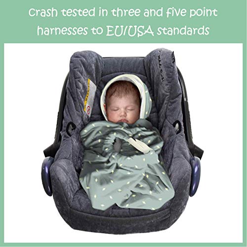 Snugglebundl-Uyanmadan Hareket Et / Organik Pamuk / En iyi Bebek Seyahat Sistemi / Seçmeli Sezaryen (Baby Bumble,