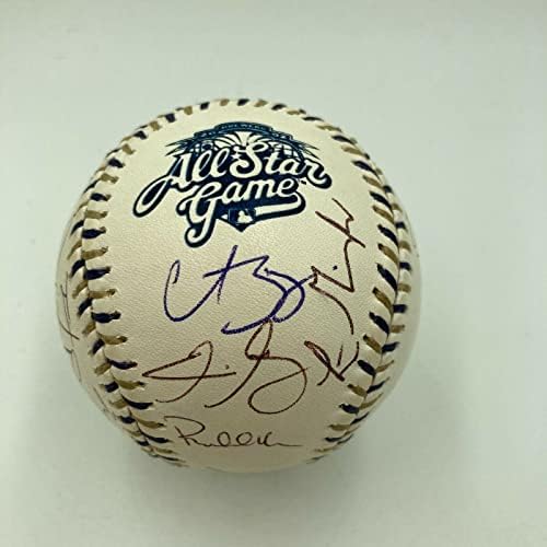 2002 All Star Oyun Takımı, MLB Otantik Hologram İmzalı Beyzbol Toplarıyla Beyzbol İmzaladı