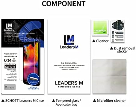 LM liderleri M SCHOTT temperli cam ekran koruyucu için iPhone 13/13 Pro / 13 Mini / 13 Pro Max (iPhone 13/13 Pro)