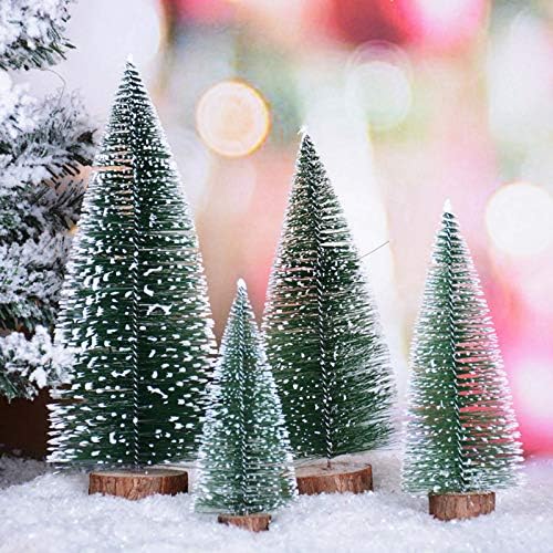 Mini Noel ağacı sopa beyaz sedir Masaüstü küçük Noel Ağacı Noel hediyeleri Süsleme