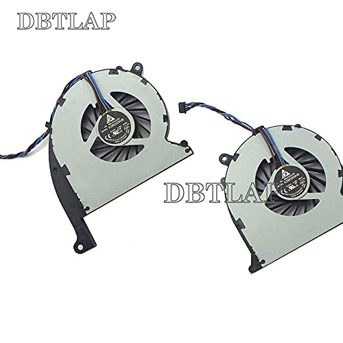 DBTLAP Fan için Uyumlu HP Envy17-3000 Envy17-3100 665908-001 689993-001 CPU + GPU Soğutma Fanı KSB0506HB-BD46 KSB0506HB-BD47