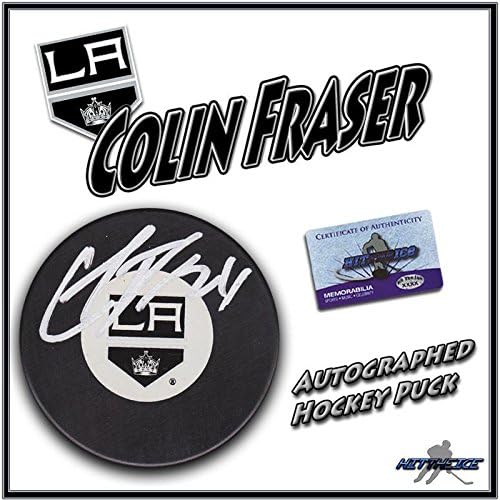 COLİN FRASER, LOS ANGELES KİNGS Diskini COA YENİ 3 ile İmzaladı - İmzalı NHL Diskleri