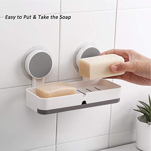 Yapışkanlı Sabunluk Duvara Monte Tek Katmanlı Banyo Duş için Sabun Kabı Oymak