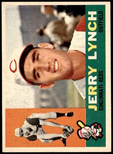 1960 Topps 198 Jerry Lynch Cincinnati Kırmızıları (Beyzbol Kartı) ESKİ / MT Kırmızıları