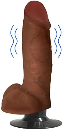Topları ile Jock Orta Titreşimli Yapay penis-9 inç
