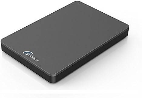 Sonnics 320GB Koyu Gri Harici Cep Sabit Disk USB 3.0 Uyumlu Windows PC, Mac, Xbox ONE PS4