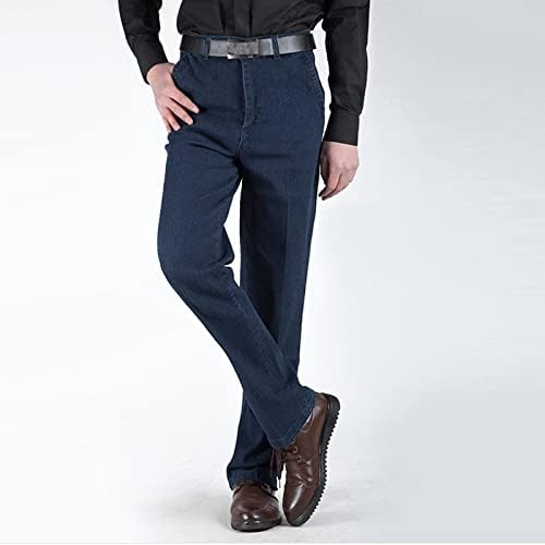 Ev Bellek erkek Slim Fit Streç Kot Skinny Jeans Erkekler için Sıkıntılı Düz Bacak Moda Konfor Glitter