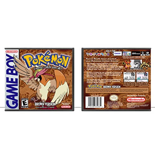 Pokemon ™ Kahverengi / (GB) Game Boy-Sadece Oyun Çantası-Oyun Yok