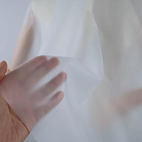 4mil Kalınlığında Buzlu TPU Kumaş Mat Saydam Film Rüzgar Geçirmez Su Geçirmez Yağmurluk Elbise Yaratıcı tasarımcının