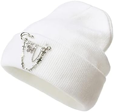 BDDVIQNN Kadın Örgü hımbıl bere Şapka Tutmak Yetişkin Nötr Örme Sıcak Kış Şapka Süslemeleri Yün Kap Açık Rahat Fit