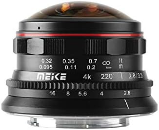 MEKE MK-3.5 mm f2.8 Ultra Geniş Dairesel Balıkgözü Lens için Olympus Panasonic Lumıx MFT Mikro 4/3 Montaj Aynasız