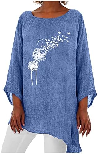 NOKMOPO Bayan oduncu gömleği Uzun Kollu Moda Baskılı Uzun Kollu Düzensiz Gevşek ve Rahat Üst