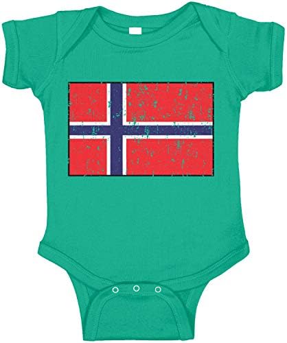 Amdesco Norveç Bayrağı Norveç Bebek Tulumu
