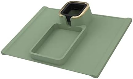 EYHLKM silikon kanepe Koltuk Bardak Tutucu Tepsi Palet Koltuk Askısı asılan saklama çantası Tepsi (Renk: Yeşil)