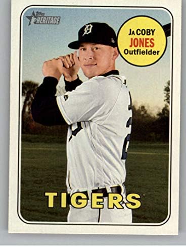 2018 Topps Miras Yüksek Sayı Beyzbol 636 JaCoby Jones Detroit Tigers Resmi MLB Ticaret Kartı