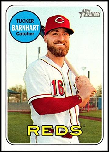 2018 Topps Miras Yüksek Sayı Beyzbol 694 Tucker Barnhart Cincinnati Reds Resmi MLB Ticaret Kartı