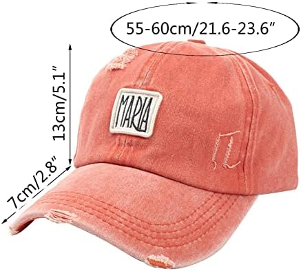 Beyzbol şapkası s Erkekler Kadınlar için Moda Düşük Profilli Golf beyzbol şapkası Sıkıntılı Denim Düz Renk Yaz Rahat