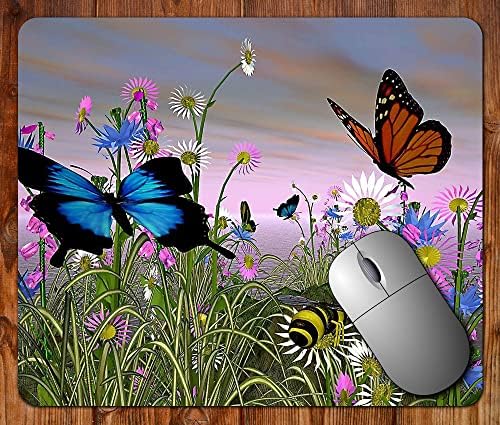 Kelebekler büyük dikdörtgen Mousepad Mouse Pad kelebek toplayıcı için harika bir hediye fikri