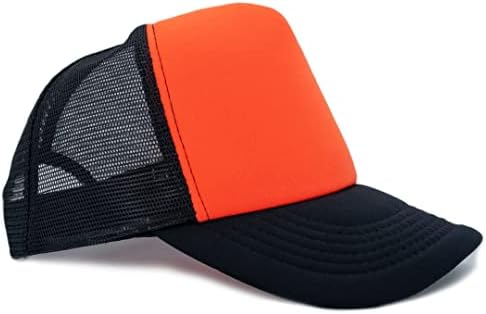 MONOFARBE Yüksek Taç Örgü Geri Köpük şoför şapkası spor salonu şapkası beyzbol şapkası Sörf Kaykay Şapka Hip Hop Snapback