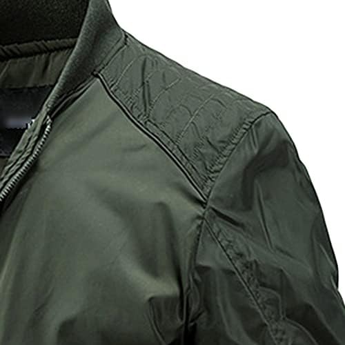 Erkek Ceketler Hafif Rüzgarlık Rahat Bahar Sonbahar Tam Zip Bombacı Ceket Slim Fit İnce Softshell Ceket