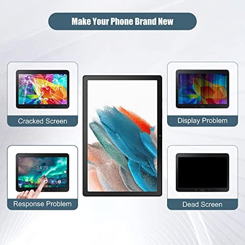 E-yııvııl LCD ekran Samsung Galaxy Tab ile Uyumlu A8 10.5 2021 SM-X200, SM-X205 10.5 LCD ekran Dokunmatik Ekran Meclisi