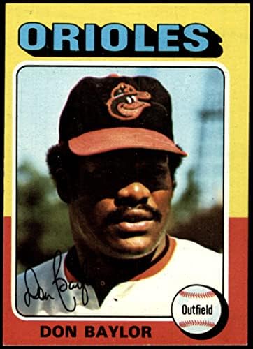 1975 Topps 382 Don Baylor Baltimore Orioles (Beyzbol Kartı) ESKİ / MT Orioles