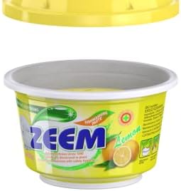ZEEM Temizleme Macunu Bulaşık Yıkama Macunu Gres Temizleme Mutfak Eşyaları için (400g 1'li paket) (Sarı)