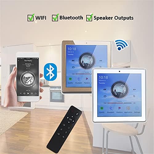 SJYDQ Dokunmatik Ekran WıFı Ses Duvar Paneli Amplifikatör Akıllı Ev Sineması Sinema Bluetooth Kablosuz Müzik Sistemi