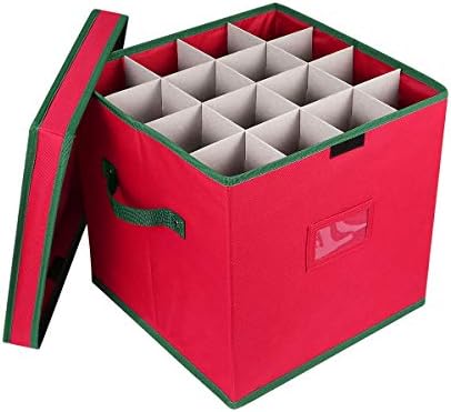 Anncus Cabilock Noel Süs Saklama kapaklı kutu Saklama Kabı Tutmak 64 Tatil Süsler ve Noel dekorasyon aksesuarları