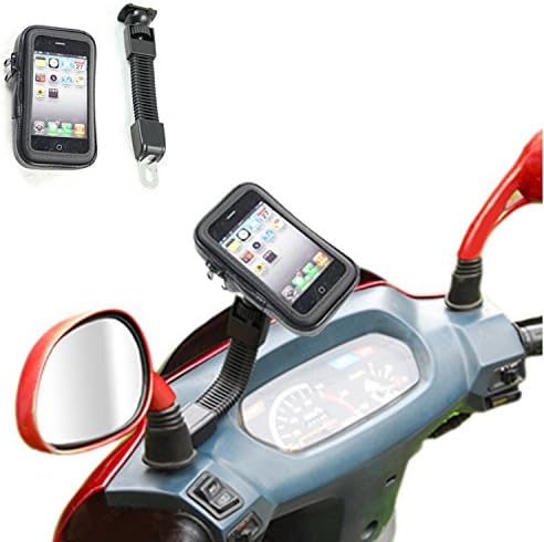 Evrensel Motosiklet Motor Dikiz Aynası Bisiklet Telefon Montaj Tutucu Cep Telefonu Su Geçirmez Kılıf Kapak Çanta Tutucu