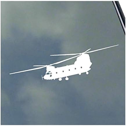 CH-47 Chinook Pilot Ekip Yan vinil yapışkan Çıkartması Ordu Taşıma Vietnam Çöl Fırtınası Veteran