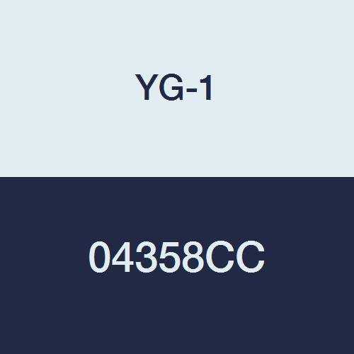 YG - 1 04358CC HSSCo8 Parmak Freze, 4 Flüt, Normal Uzunluk, TiCN Kaplama, 3 - Uzunluk, 3/4